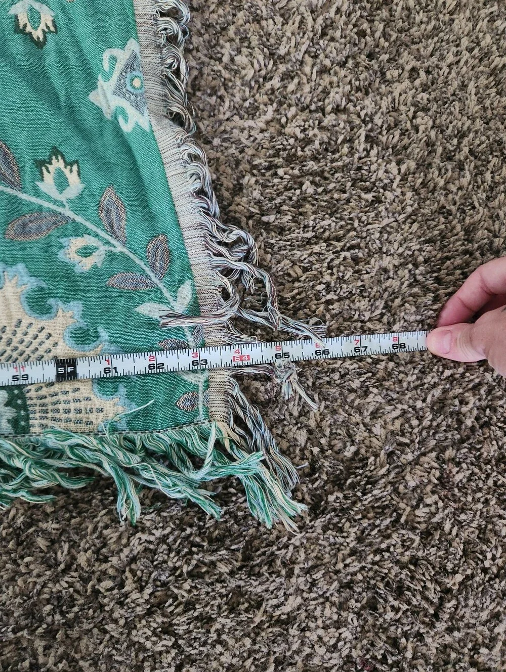 Cotton Reversible Throw Blanket